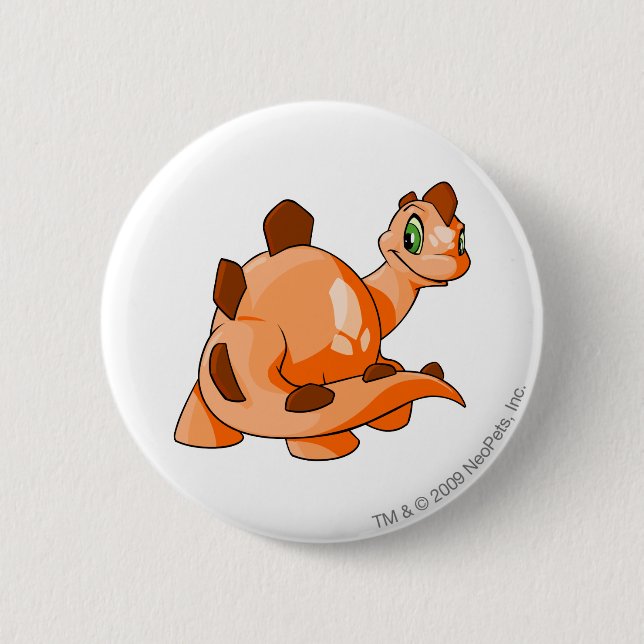 Chomby Orange 6 Cm Round Badge (Front)