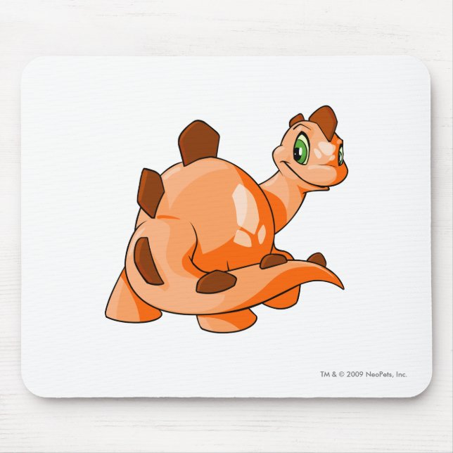 Chomby Orange Mouse Mat (Front)