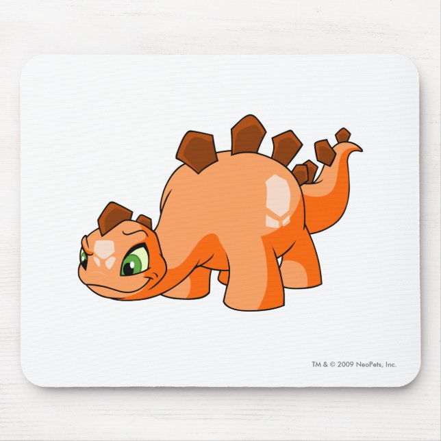 Chomby Orange Mouse Mat (Front)