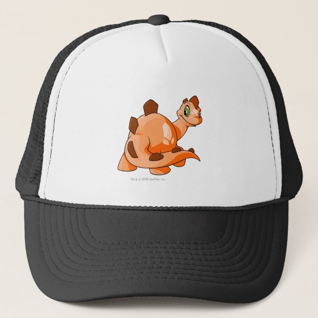 Chomby Orange Trucker Hat (Front)