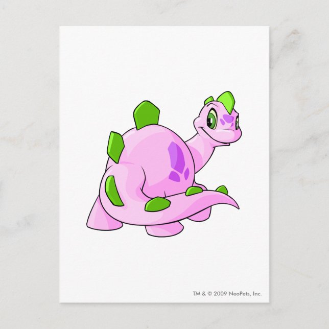Chomby Pink Postcard (Front)