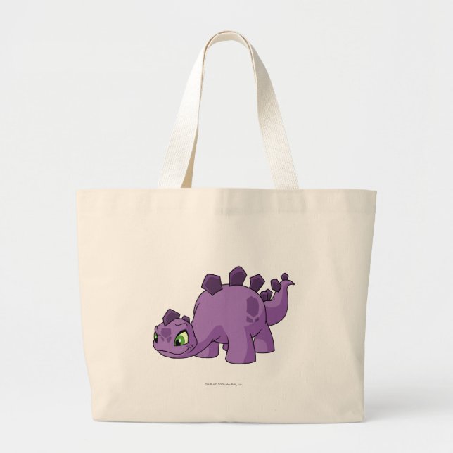 Chomby Purple Large Tote Bag (Front)