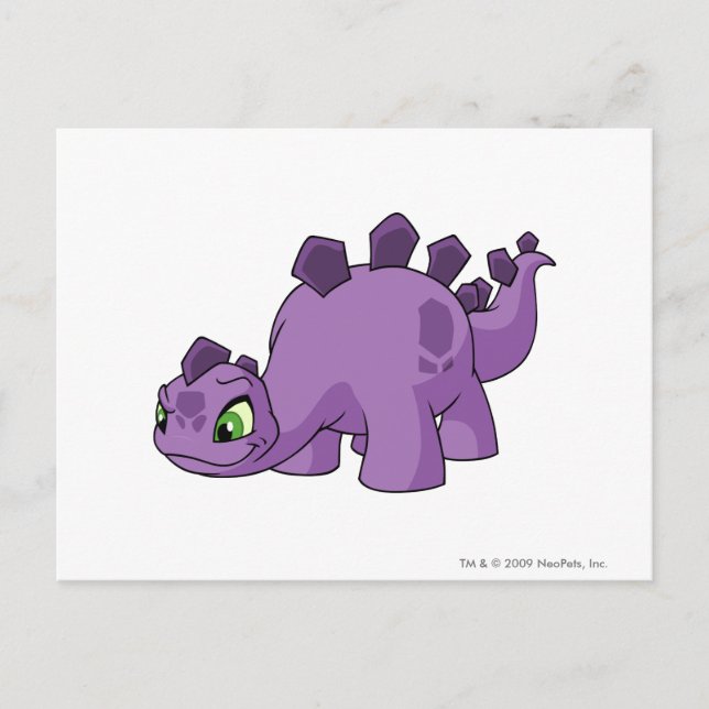 Chomby Purple Postcard (Front)