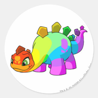 Chomby Rainbow Classic Round Sticker