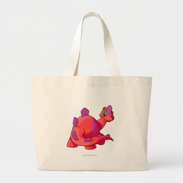 Chomby Red Large Tote Bag (Front)