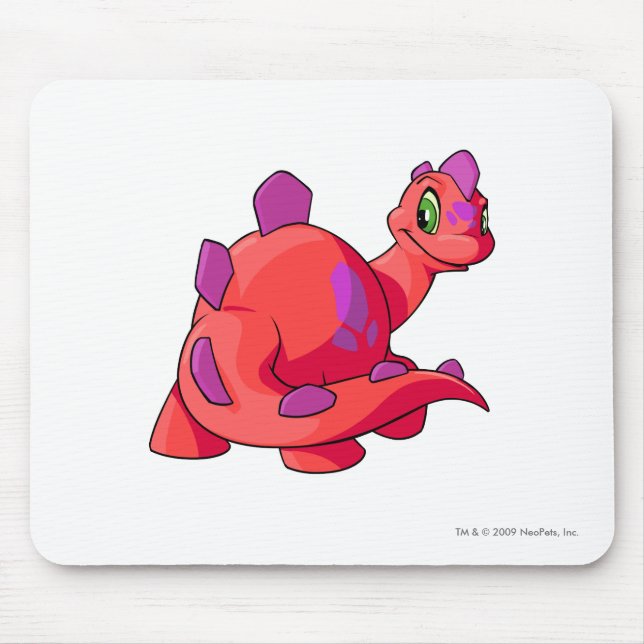 Chomby Red Mouse Mat (Front)