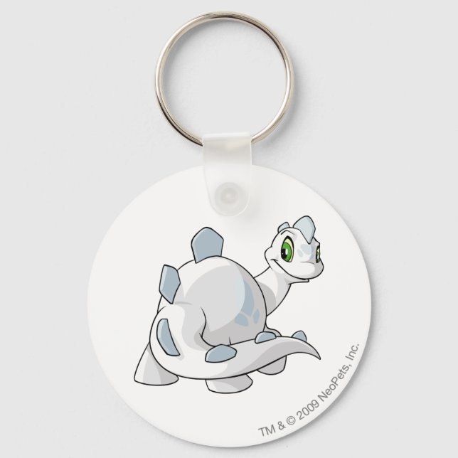Chomby White Key Ring (Front)