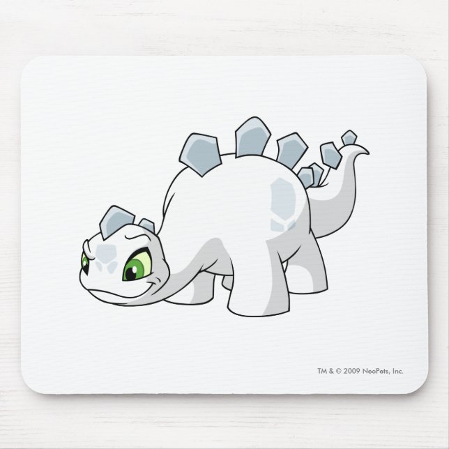 Chomby White Mouse Mat (Front)