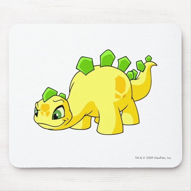 Chomby Yellow Mouse Mat (Front)