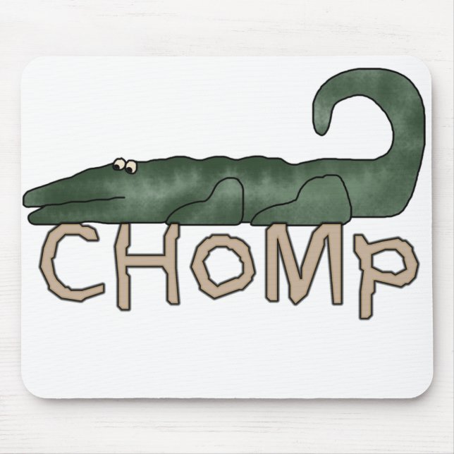 Chomp Alligator Mouse Mat (Front)