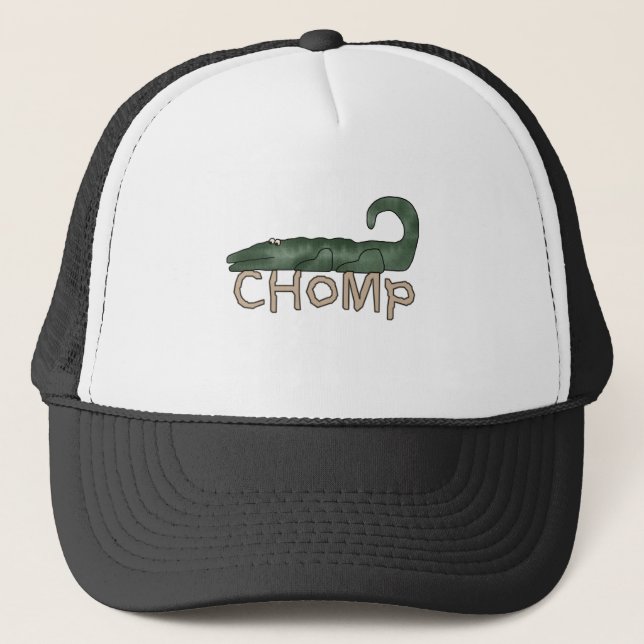 Chomp Alligator Trucker Hat (Front)