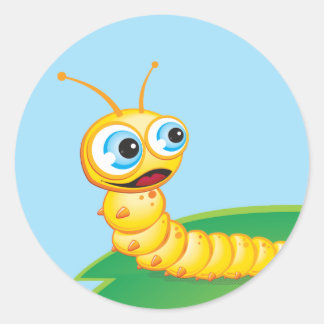 Chomp the Grub :: Classic Round Sticker