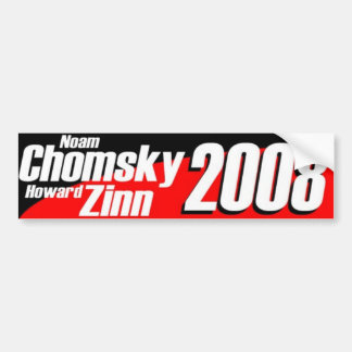 Chomsky\Zinn 2008 Bumper Sticker
