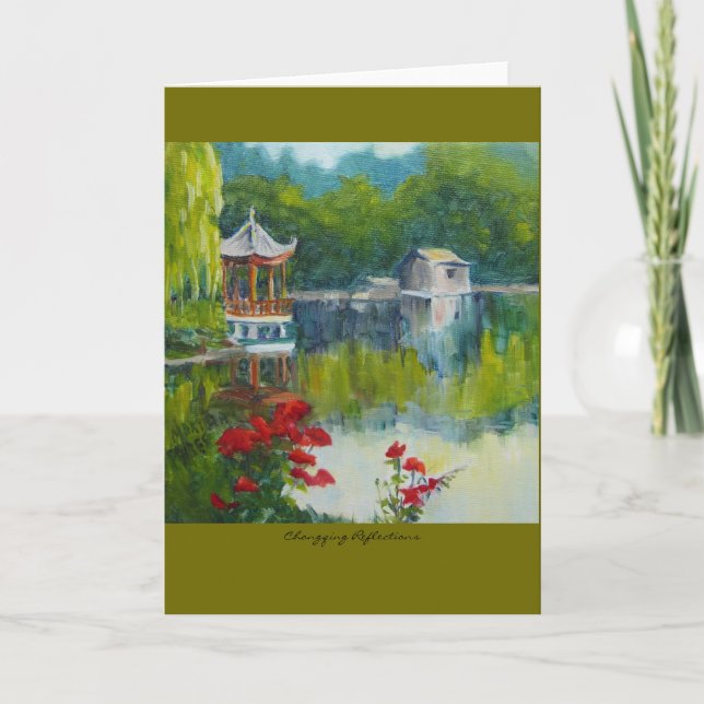 "Chongqing Reflections" Card (Front)