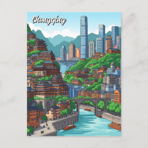 Chongqing Sichuan China Postcard