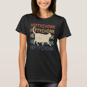 Chonk Cat  Chonk Meme Fat Cat Retro Heftychonk T-Shirt