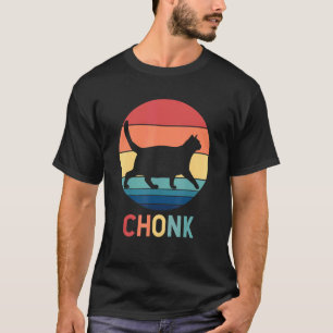 Chonk cat funny fat cat meme , chonky boi cat meme T-Shirt