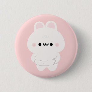 Chonky Bunny 6 Cm Round Badge