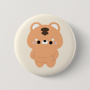 Chonky Tiger 6 Cm Round Badge