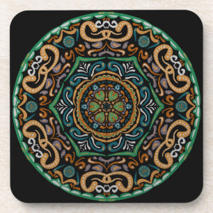 Chons Da Mandala (Customizable Background) Coaster
