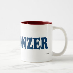 Chonzer Blue Two-Tone Coffee Mug