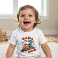 Choo Choo I'm 2! Personalised Train Birthday