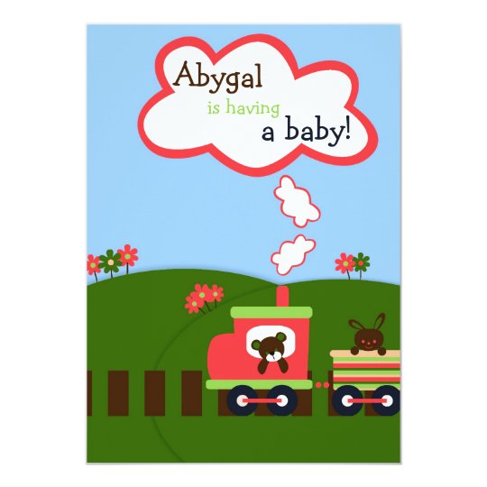 Choo Choo! Invitation