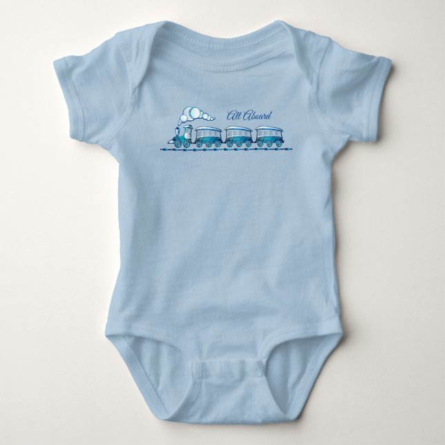 Choo Choo Train Baby Bodysuit (Front)