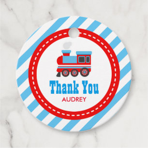 Choo Choo Train Birthday Baby Shower Favour Tags
