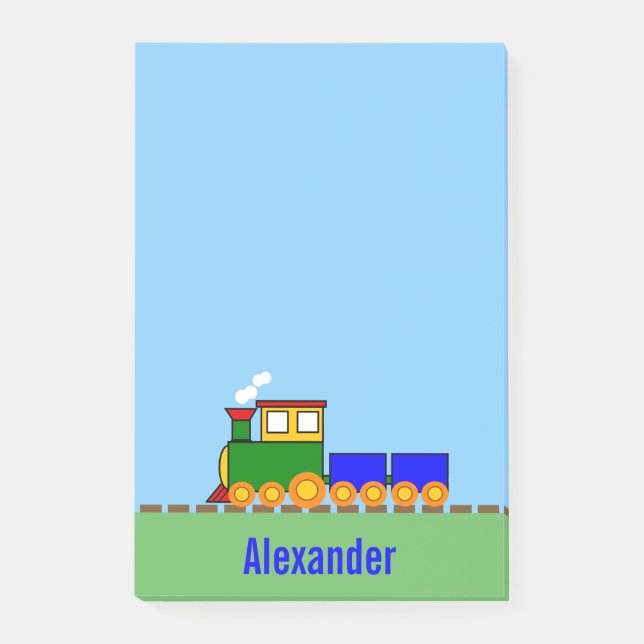 Choo-Choo Train Post-it Notes (Front)