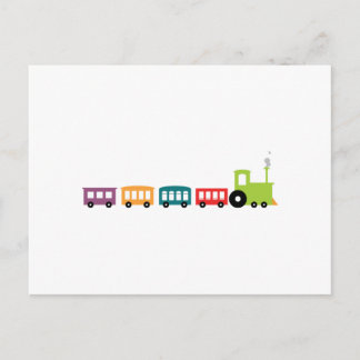 Choo Choo Train Postcard