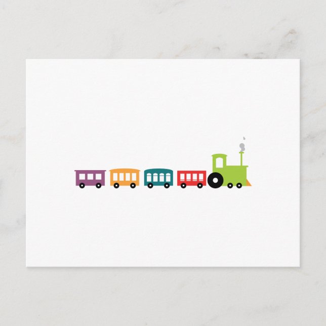 Choo Choo Train Postcard (Front)