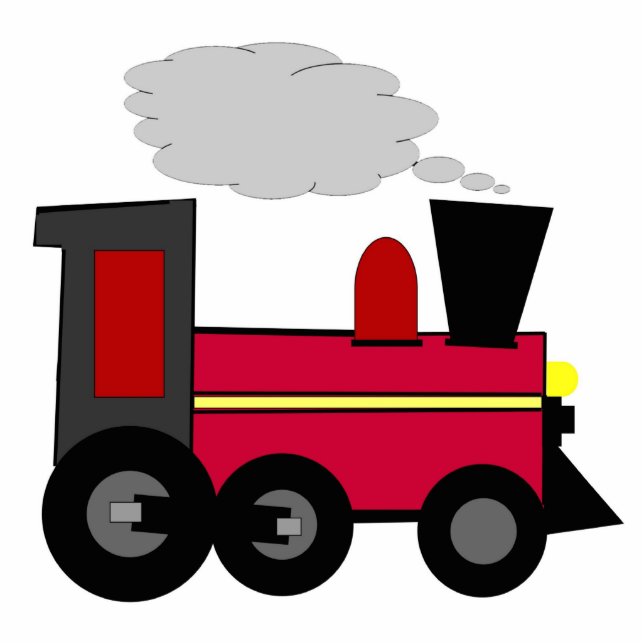 Choo Choo Train Sculpture Standing Photo Sculpture (Front)