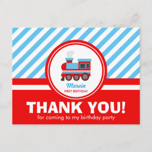 Choo Choo Train Thank You Cards