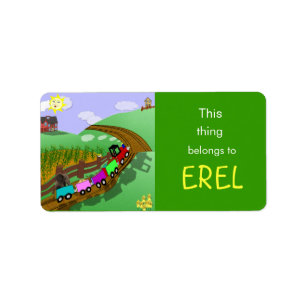 Choo choo Train - this thing belongs to Label