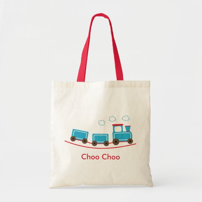 Choo Choo Train tote or gift bag (Front)