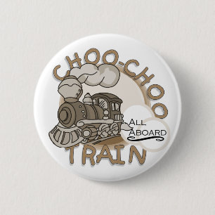 Choo Choo Train Tshirts and Gifts 6 Cm Round Badge