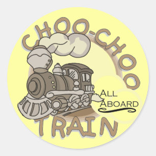 Choo Choo Train Tshirts and Gifts Classic Round Sticker