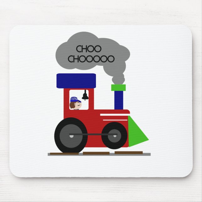 Choo Choo Train tshirts and Gifts Mouse Mat (Front)