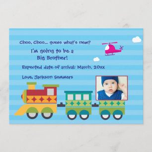 Choo Choo What's New Pregnancy Announcement