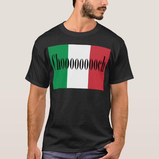 Chooch Tee Shirt - Italian Slang for Stupid Person (Front)