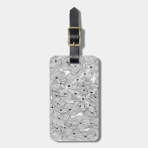 Choose A Colour Background Abstract Art Luggage Tag