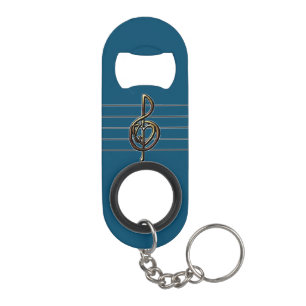 Choose a Colour Embossed Look Treble Clef and Hear
