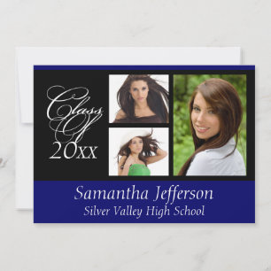 Choose a Colour Graduation Invitations
