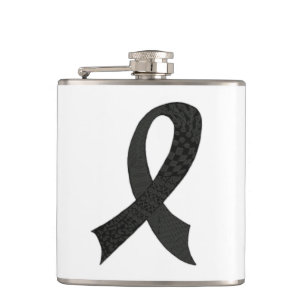 Choose Any Colour Awareness Ribbon Hip Flask