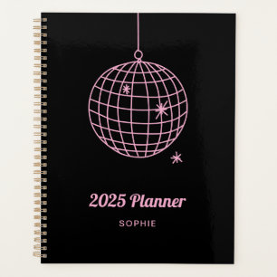 Choose Any Colour Hand-Drawn Disco Ball Planner