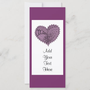 Choose Any Colour Spiky Edgy Fire Love Heart