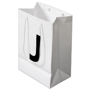 Choose Any Letter   Font: Open Sans Condensed Bold Medium Gift Bag
