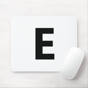 Choose Any Letter Font: Open Sans Condensed Bold Mouse Mat