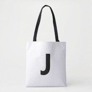 Choose Any Letter Font: Open Sans Condensed Bold Tote Bag